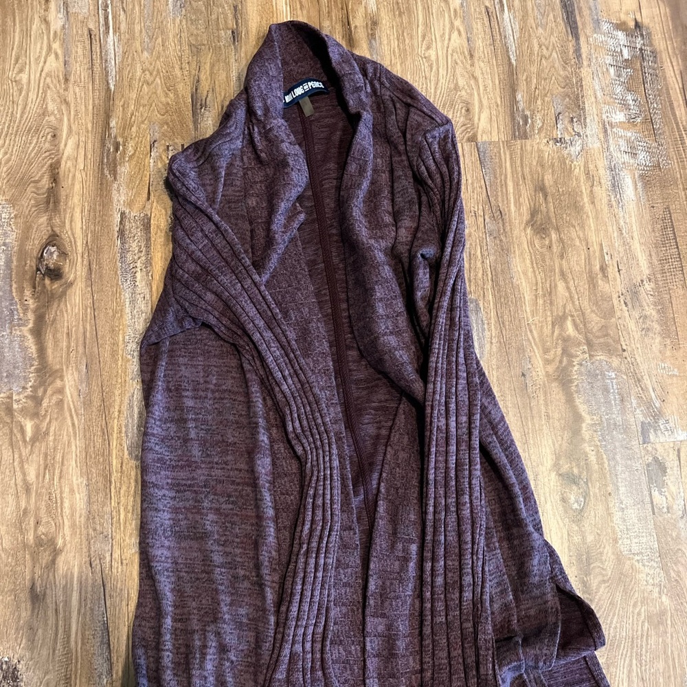Purple cardigan, size S